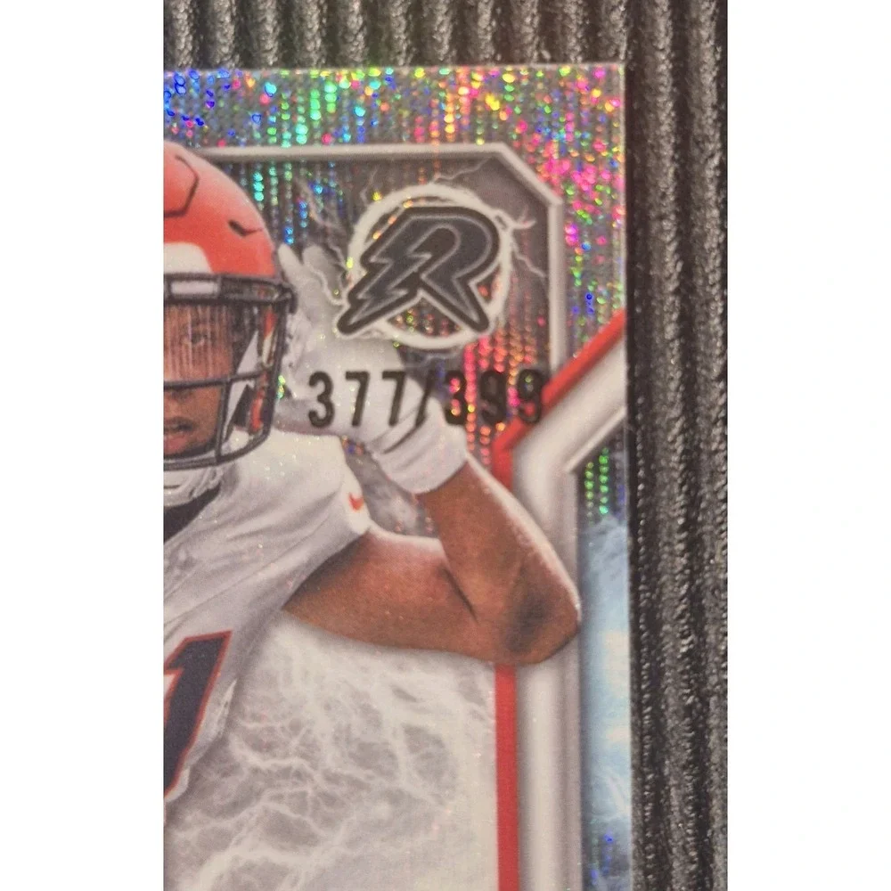 2024 Topps Jermaine Burton 118 Resurgence Surge Refractor /399 RC Bengals